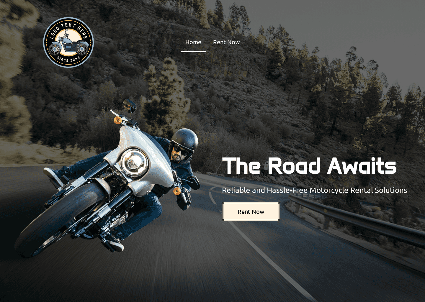 Automotive Motorbike Rental Website Preview