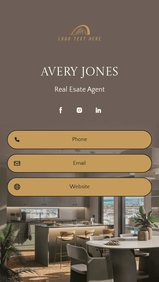 Real Estate Realtor Digital Business Card