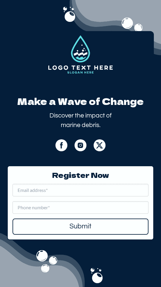 Coastal Cleanup Registration Link in Bio Preview