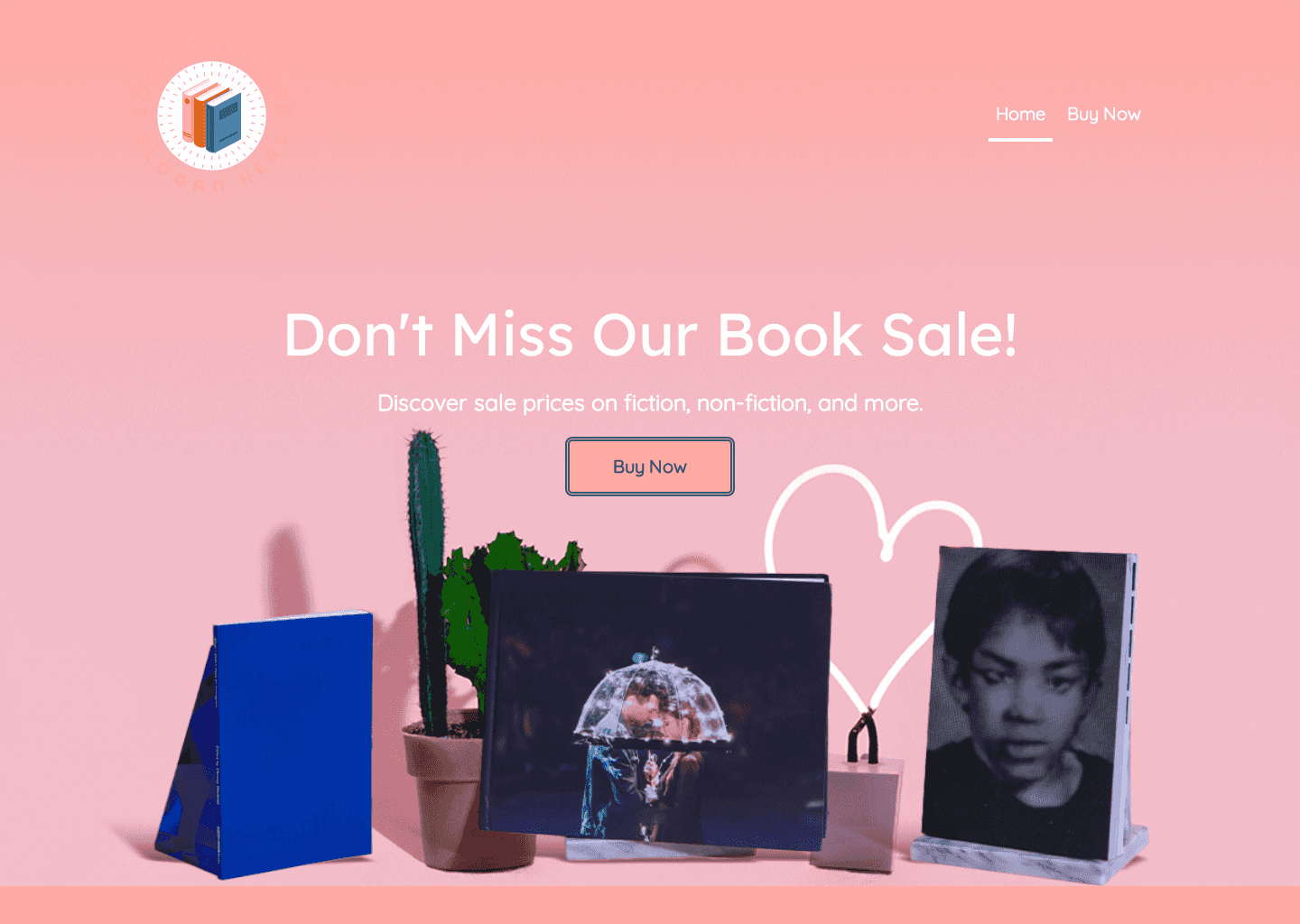 Book Shop Sale Website Preview