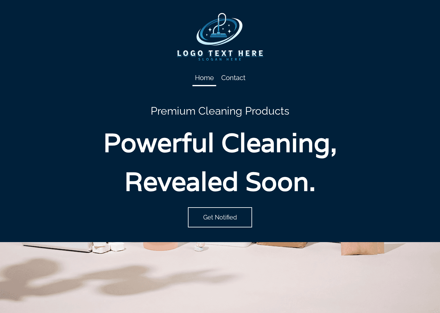 Cleaning Products Launch Website