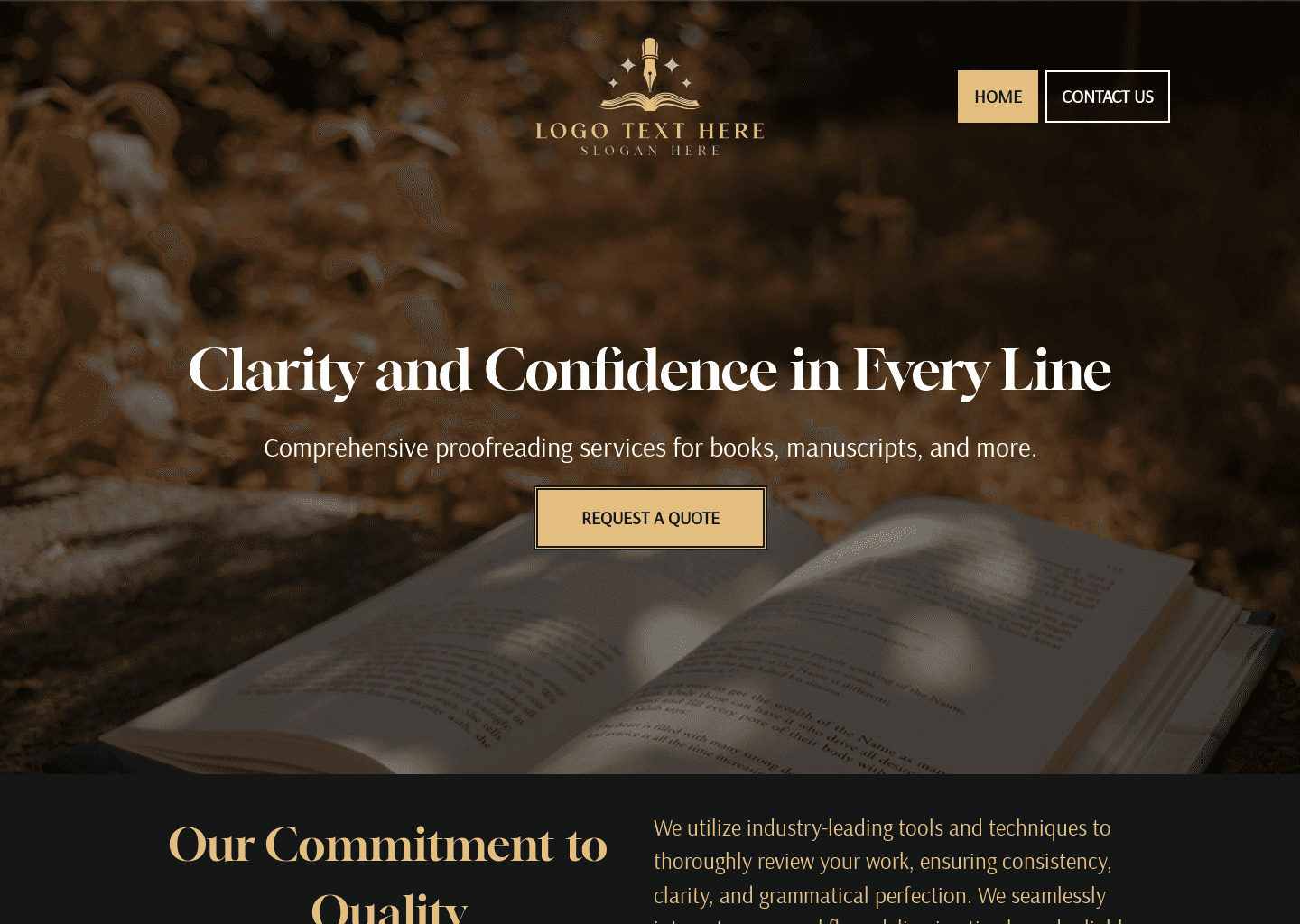 Digital Publishing Proofreading Website