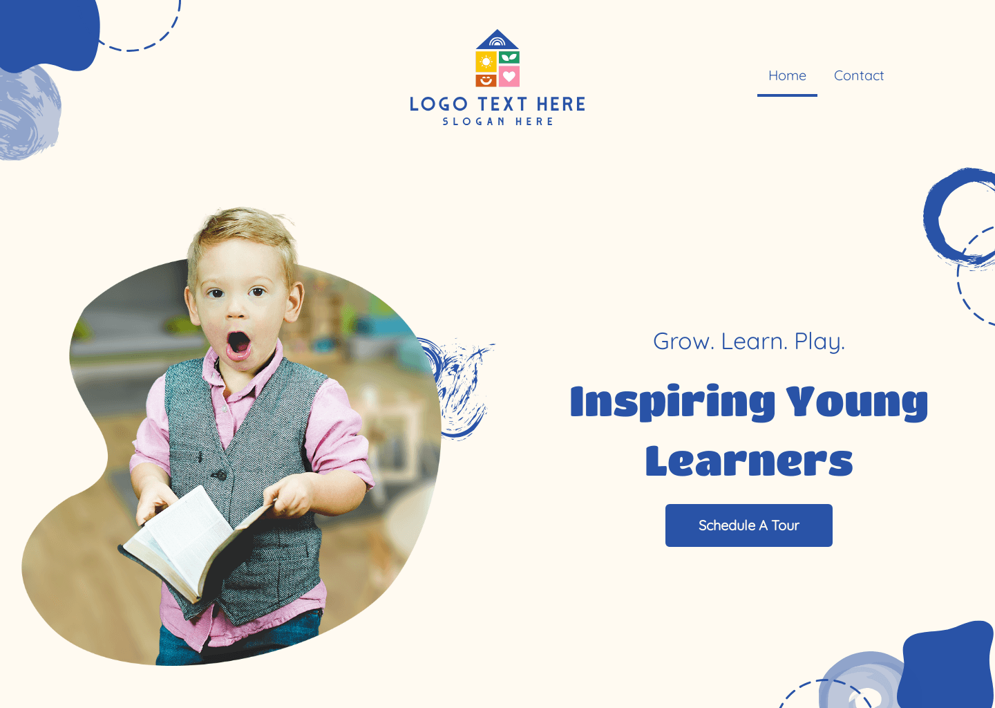 Community Daycare Center Website Preview