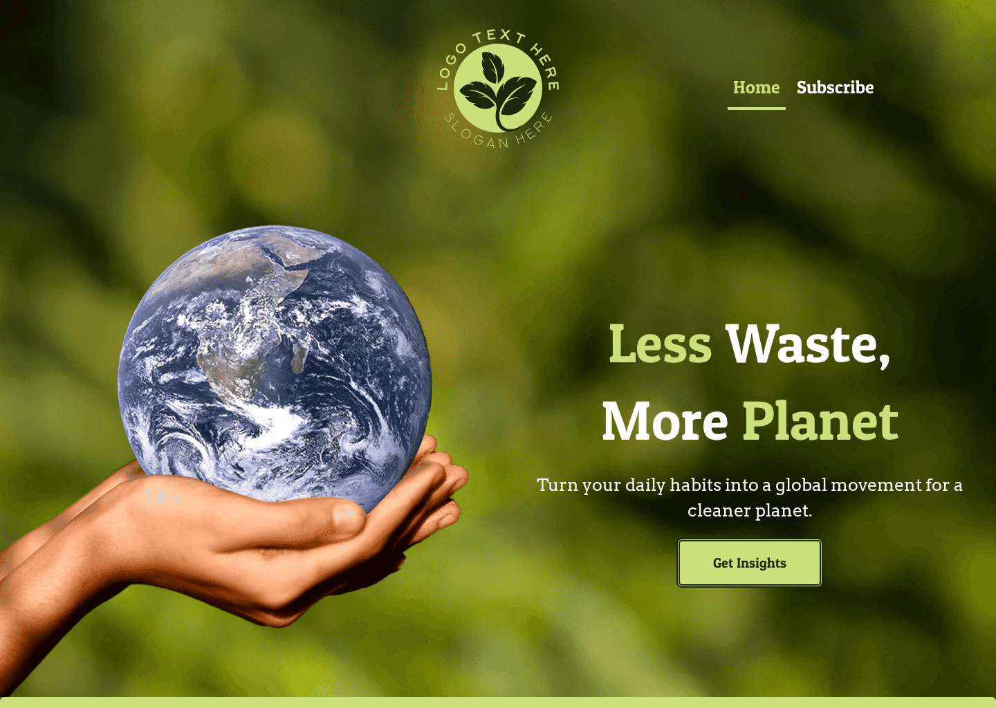 Zero Waste Action Website Preview