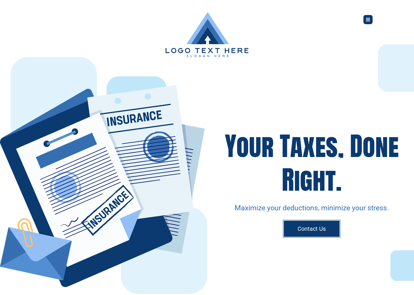 Finance Tax Firm Website Preview