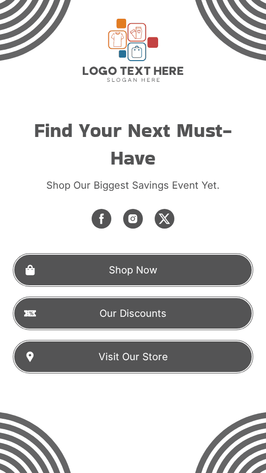 Store Promo Sale Link in Bio Preview