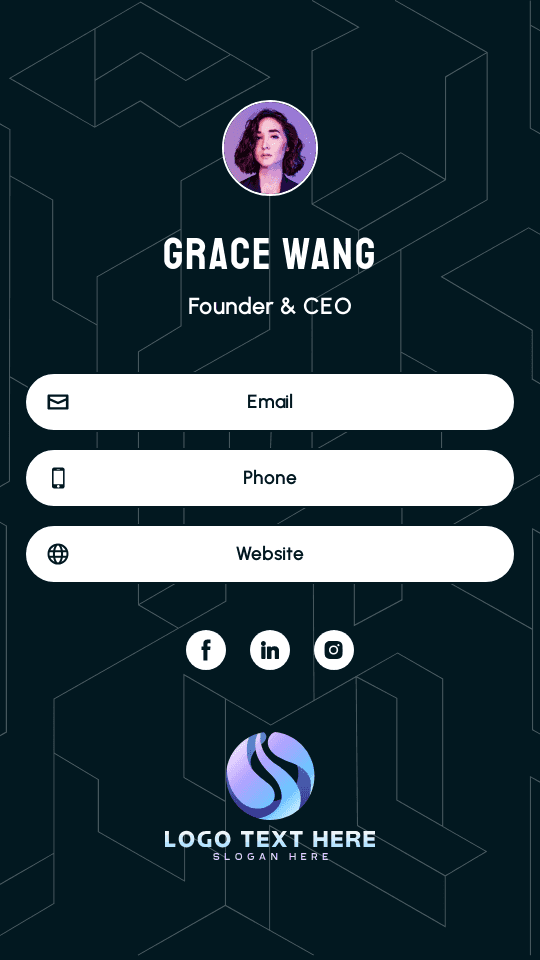 Generic Professional CEO Digital Business Card