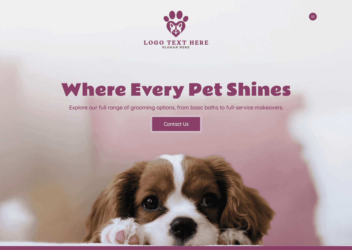 Pet Travel Companions Website Builder