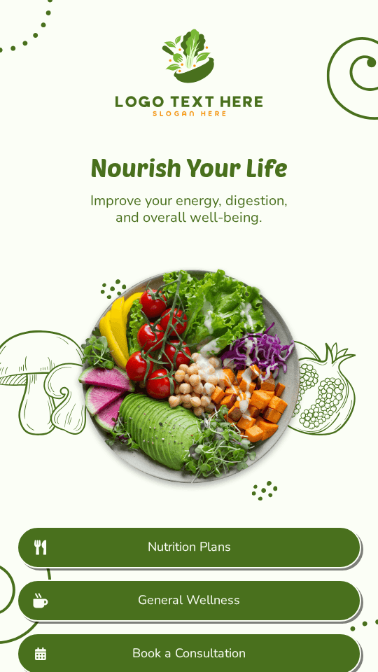 Health Nutritionist Consultation Link in Bio Preview