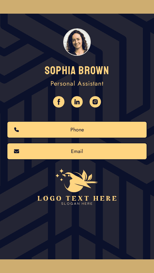Personal Assistant Digital Business Card
