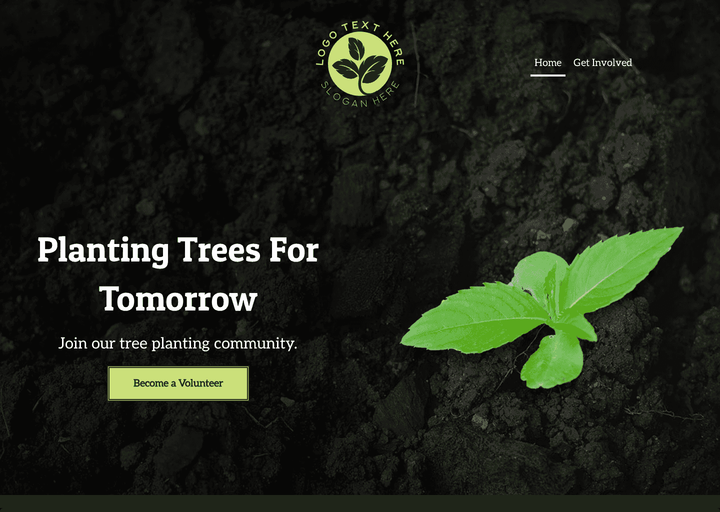 Green Earth Project Website Preview