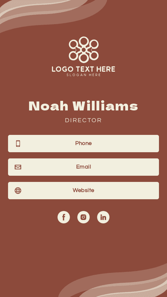 Business Professional Director Digital Business Card Preview