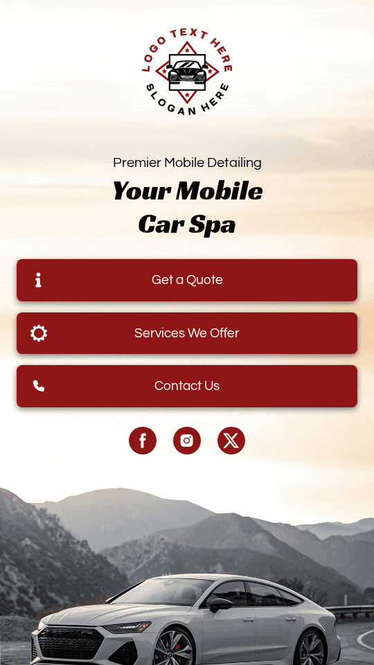 Mobile Car Care Link in Bio Preview