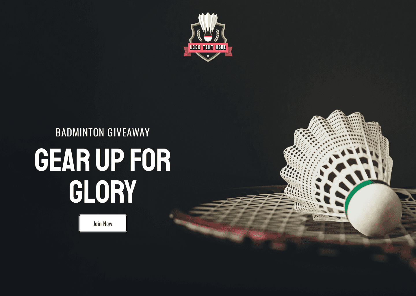 Sports Equipment Giveaway Website