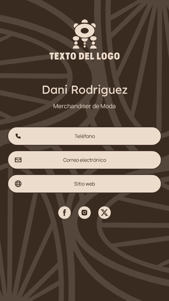 Mercancía de Estilo de Atuendo Digital Business Card