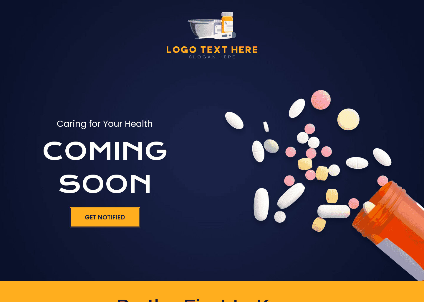Online Pharmacy Launch Website Preview