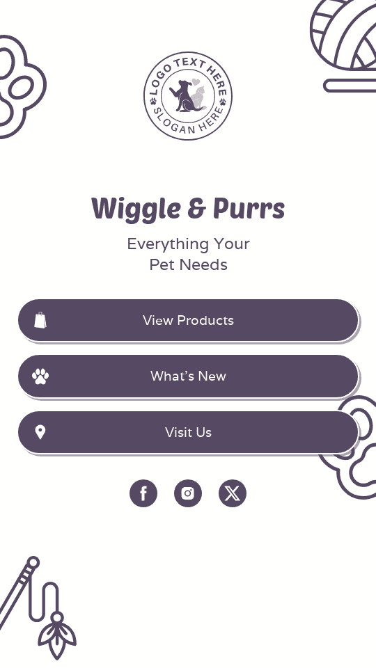 Pet Shop Products Website