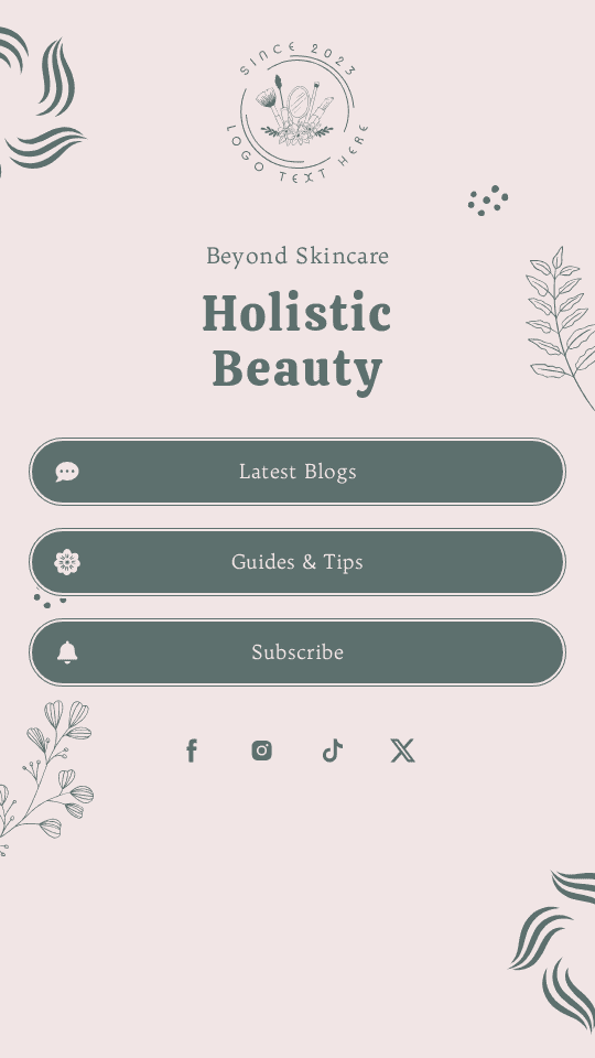 Holistic Skincare Blog Website