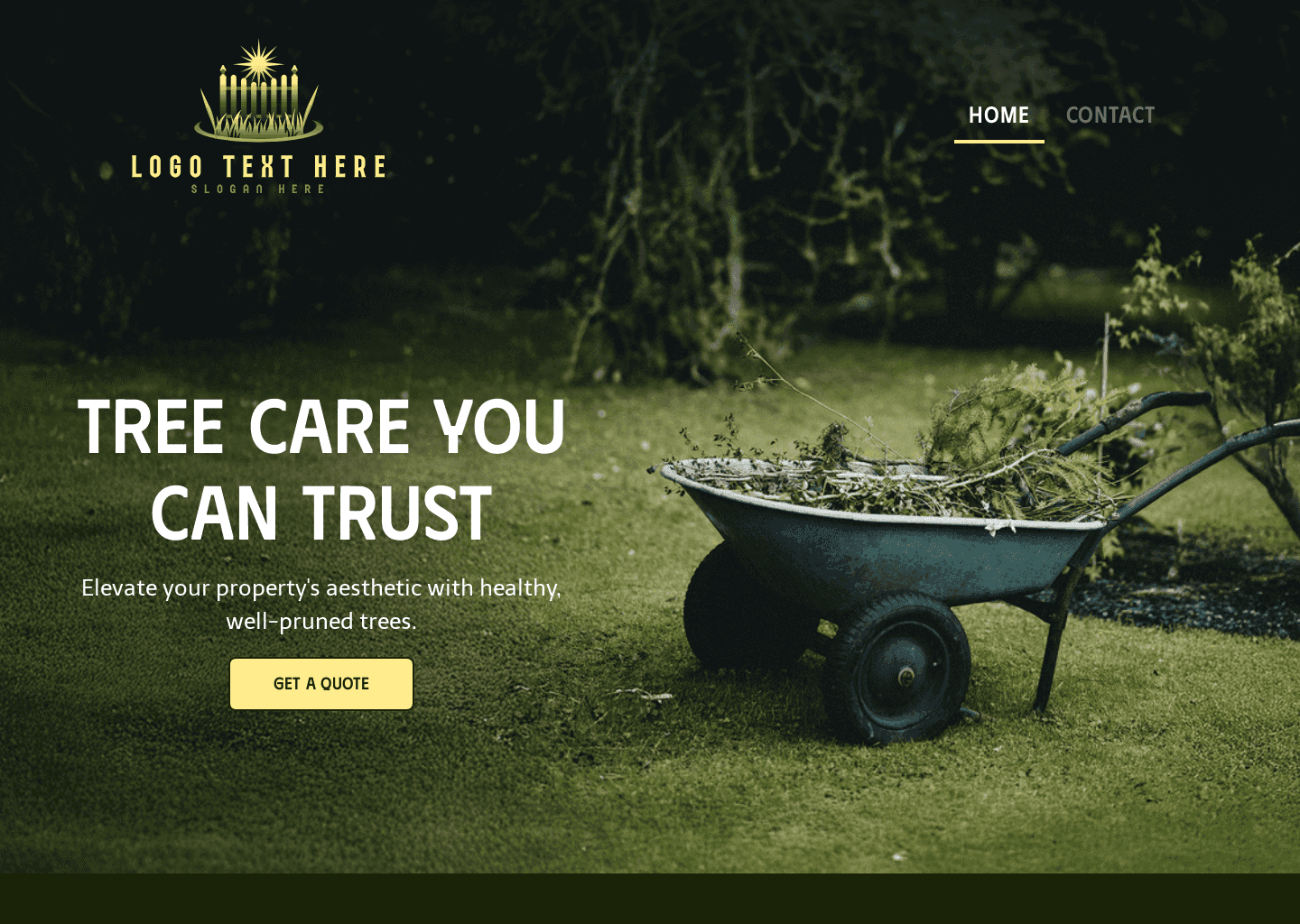 Tree Pruning Service Website Preview