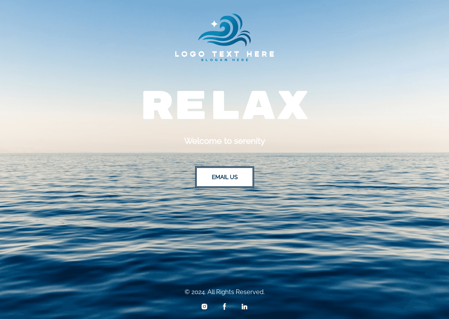 Ocean Relax Website Preview