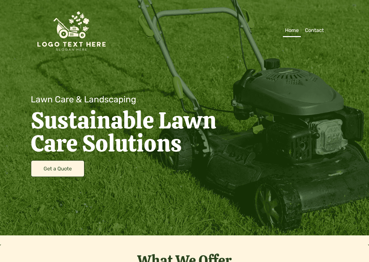 Lawn Care Experts  Website Preview