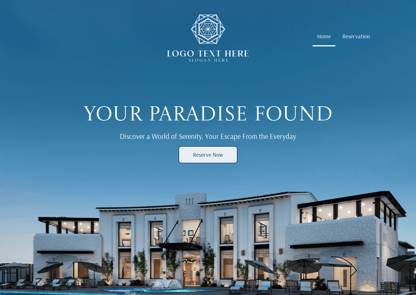 Travel Resort Suite Website