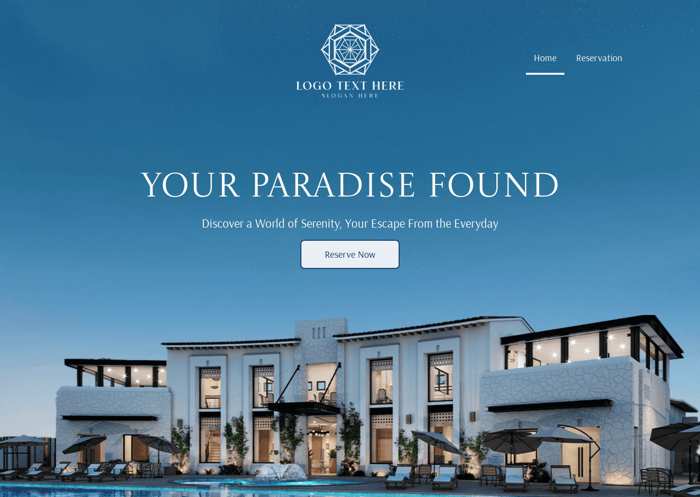 Travel Resort Suite Website