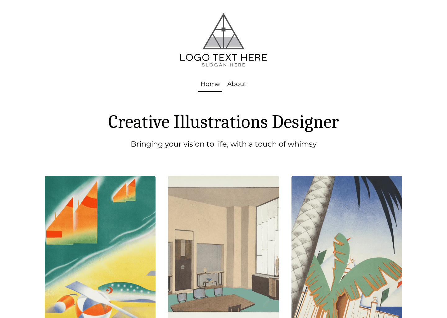 Creative Illustrator Website Preview