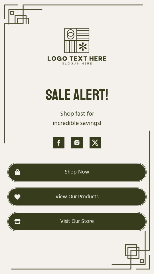 Generic Store Sale Link in Bio Preview