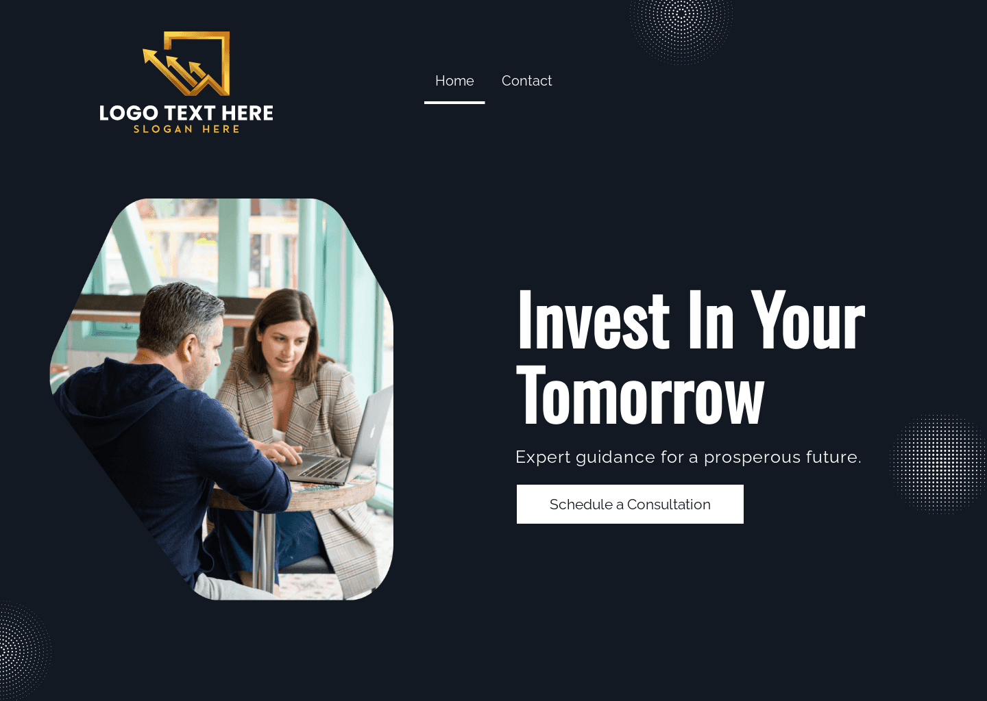 Financial Consultant Website