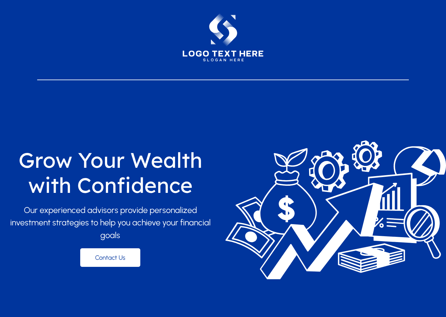 Investment Bank Consulting Website Preview