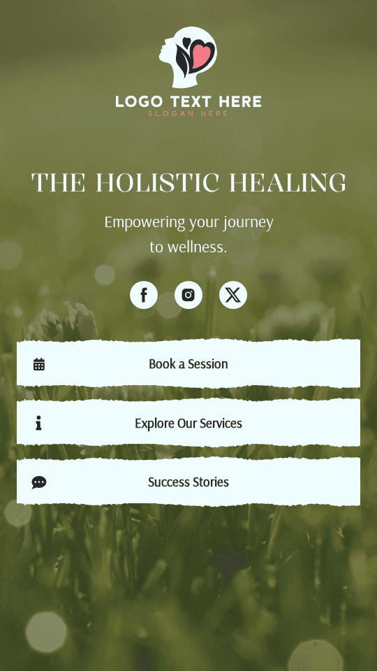 Holistic Healing Therapy Link in Bio Preview