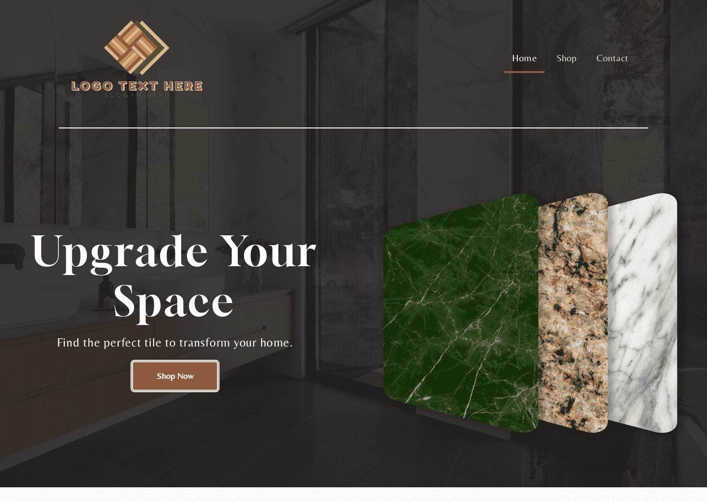Ceramic Tiles Shop Website