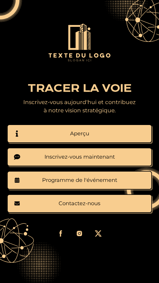 Événement d'entreprise générique Link in Bio Preview