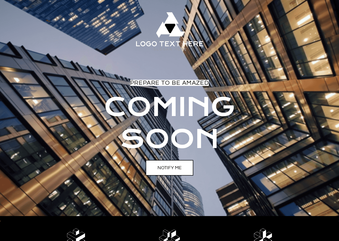 Corporate Coming Soon Website Preview