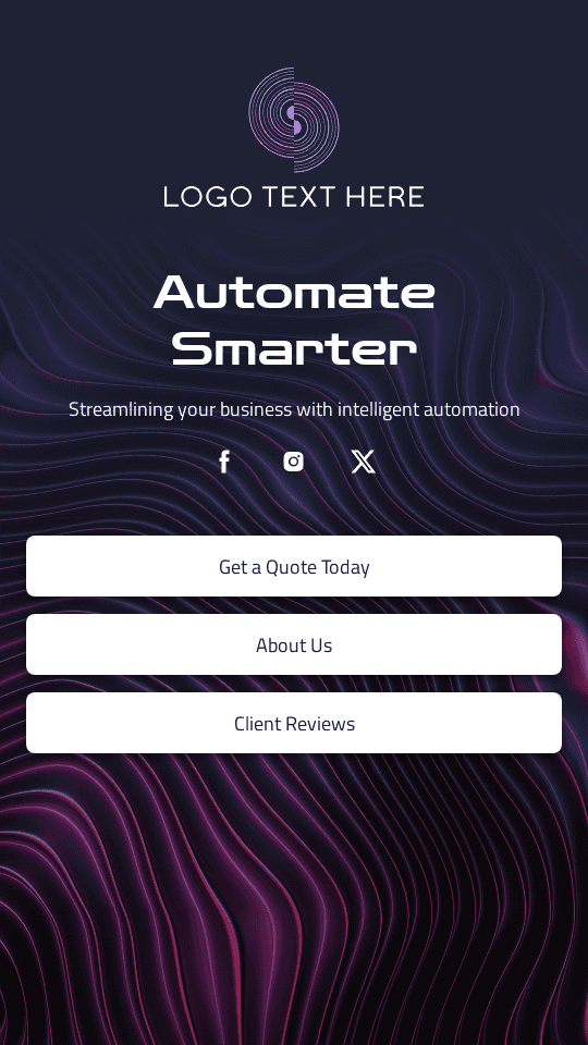 Artificial Intelligence Automation Link in Bio Preview