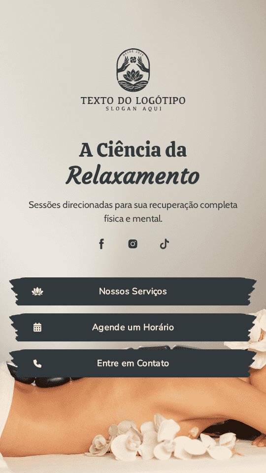 Serviço de Massagem Terapêutica Link in Bio Preview