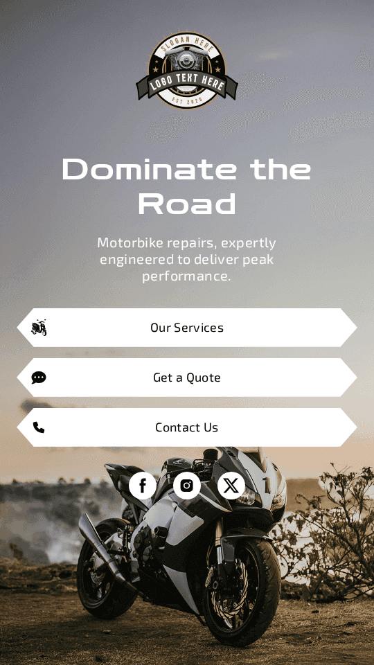 Motorbike Repair Shop Link in Bio