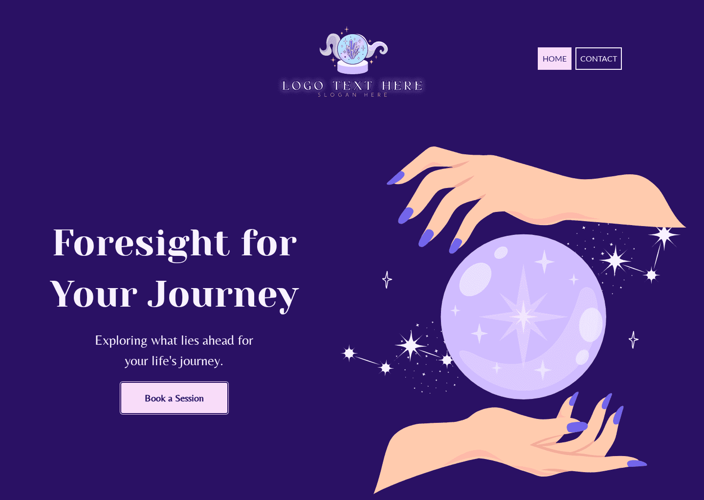 Virtual Oracle Reading Website Preview