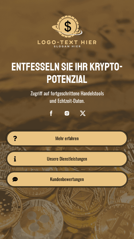 Krypto-Münzhandel Link in Bio