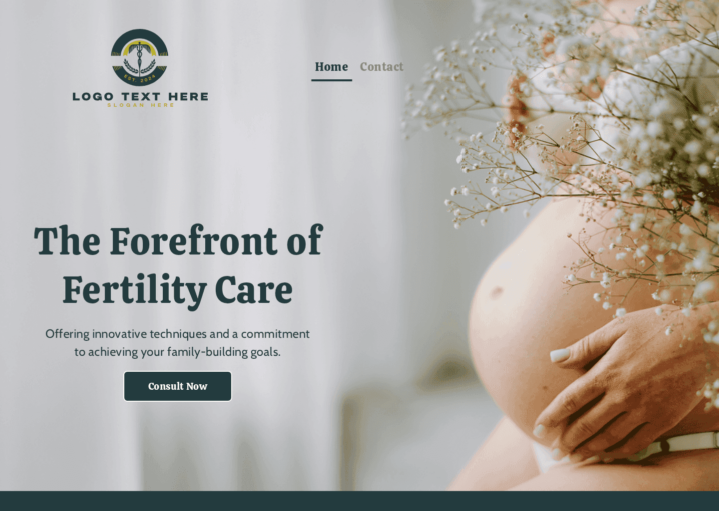 Medical Fertility Center Website Preview