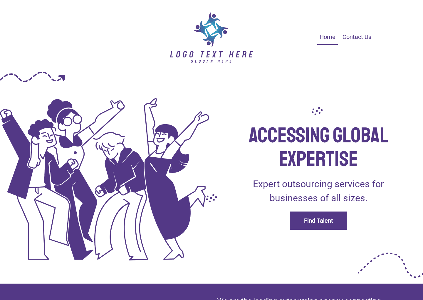 Business Outsourcing Agency Website Preview