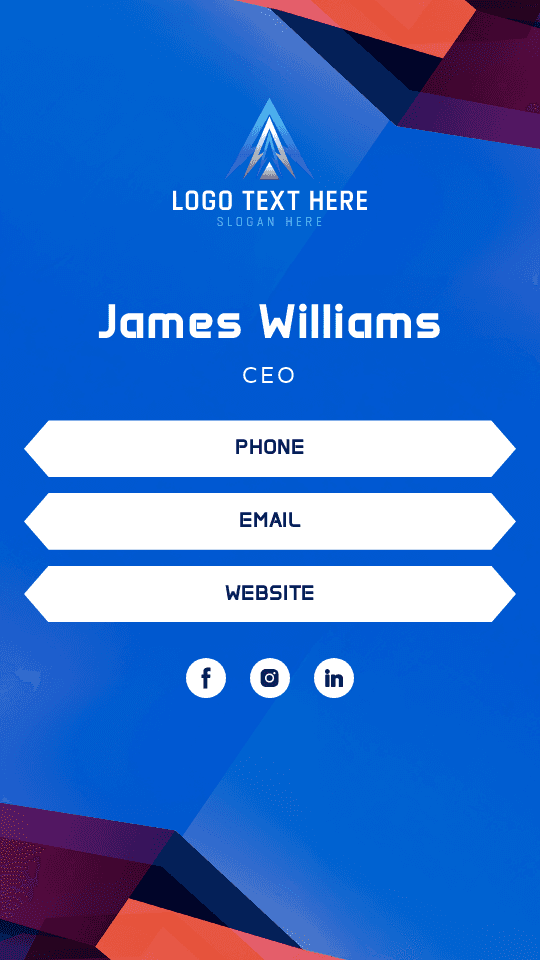 Professional Agency CEO Digital Business Card
