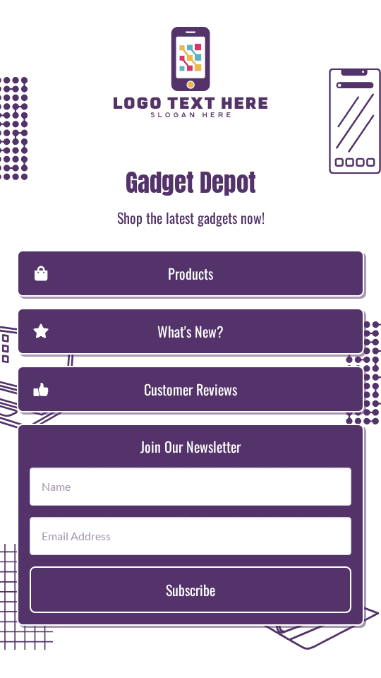 Tech Shop Link in Bio Preview