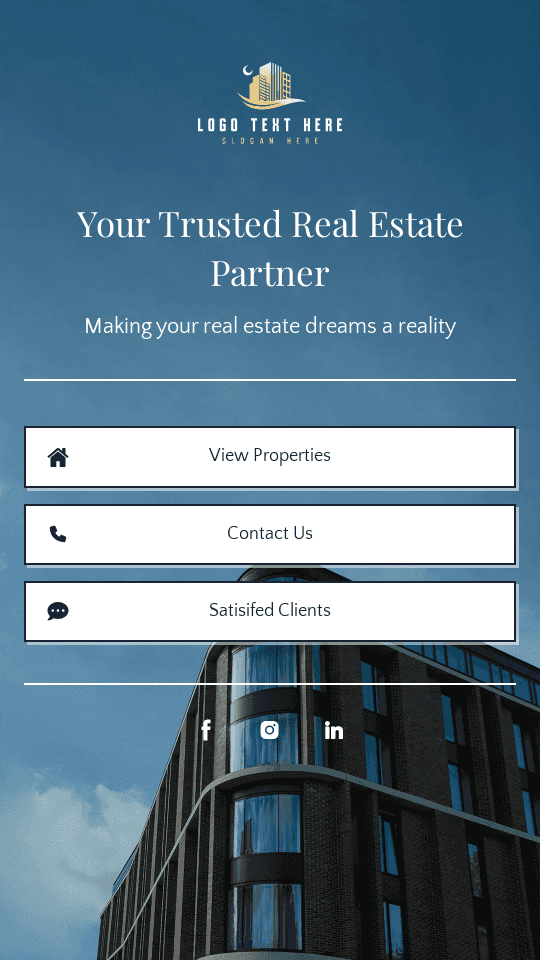 Apartment Real Estate Link in Bio Preview