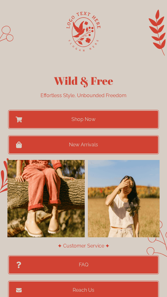 Fashion Style Link in Bio Preview