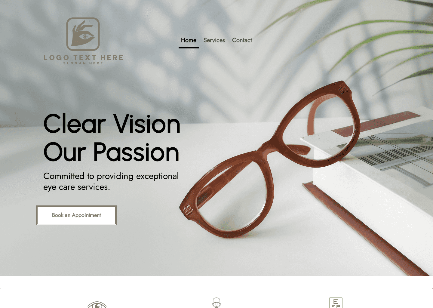 Eye Care Clinic Website Preview