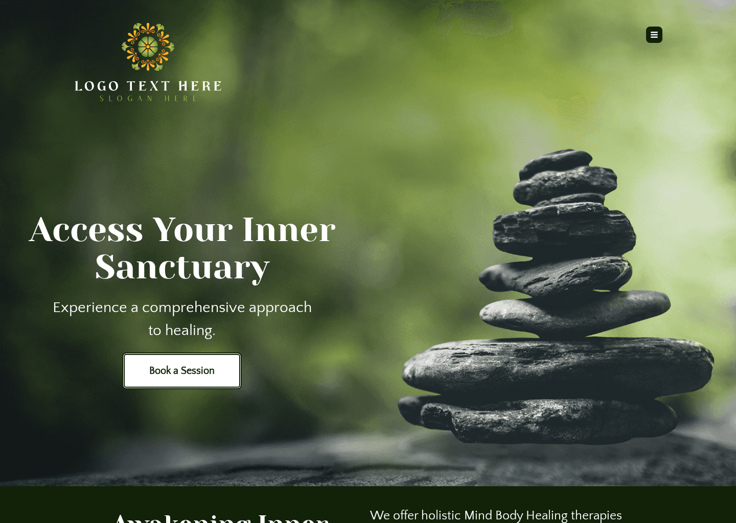 Mind Body Healing Website Preview