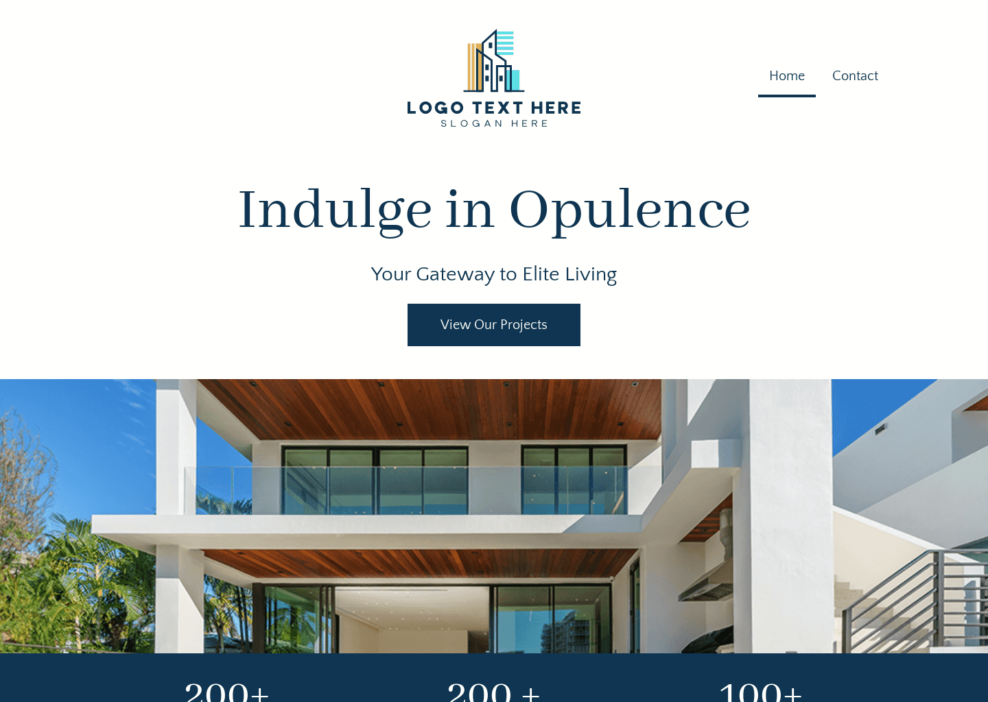 Modern Real Estate Website Design