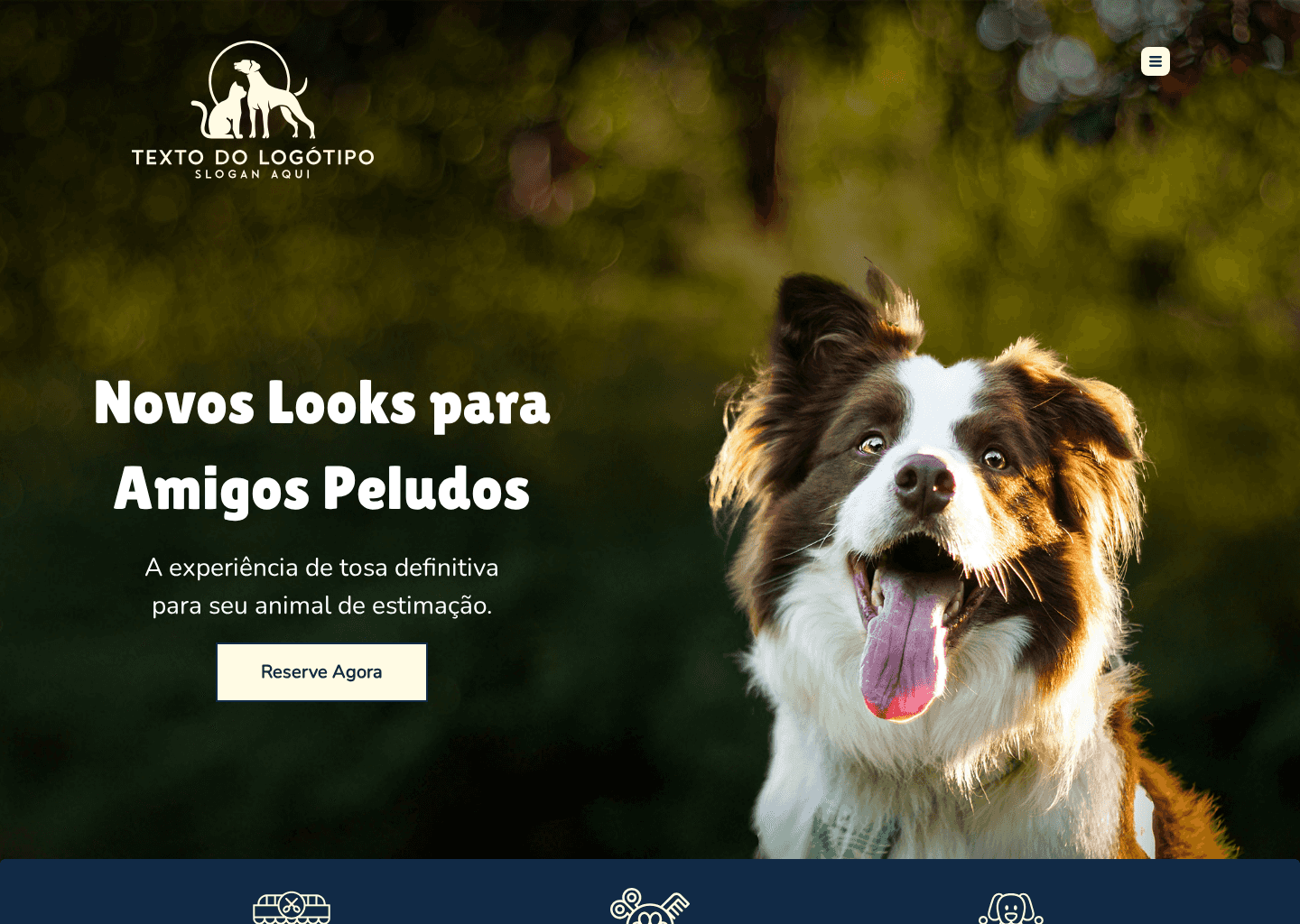 Salão de Estética Animal Website